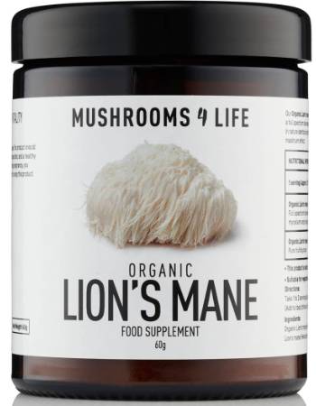 MUSHROOMS FOR LIFE LIONS MANE POWDER 60G