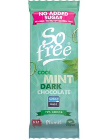 PLAMIL COOL MINT DARK CHOCOLATE 35G