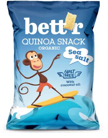 BETT'R QUNIOA SNACK - SEA SALT 50G