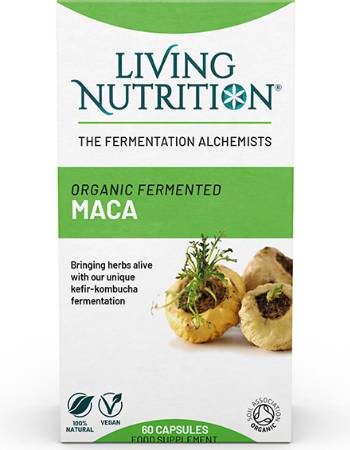 LIVING NUTRITION ORGANIC FERMENTED MACA | 60 CAPSULES
