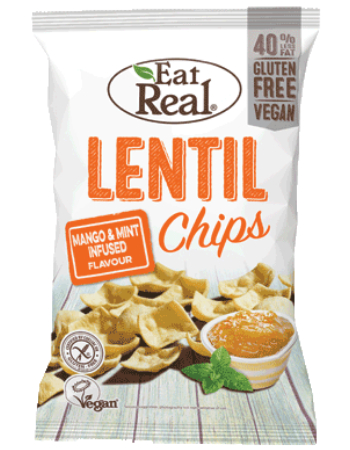 EAT REAL LENTIL MANGO & MINT 40G