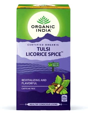 ORGANIC INDIA TULSI LIQUORICE SPICE (25 BAGS)