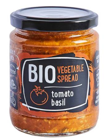 RUDOLFS VEGETABLE SPREAD TOMATO BASIL 235G