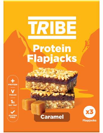 TRIBE PROTEIN FLAPJACK 3 X 38G | CARAMEL