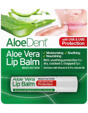 ALOE DENT ALOE VERA LIP BALM 4G | MULTI ACTION