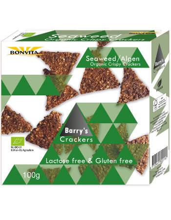 BONVITA BARRY'S SEAWEED CRACKERS 100G