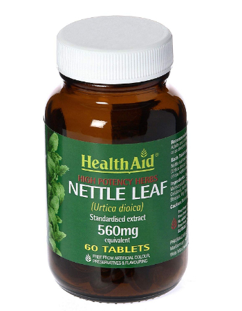 HEALTH AID  NETTLE LEAF 560MG 60 TABLETS