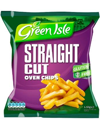 GREEN ISLE STRAIGHT CUT CHIPS 1.3KG