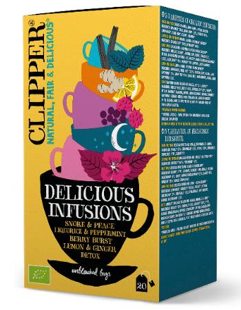 CLIPPER DELICIOUS INFUSIONS VARIETY (20 TEABAGS)
