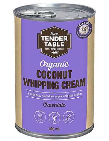 THE TENDER TABLE COCONUT WHIPPING CREAM CHOCOLATE 400ML