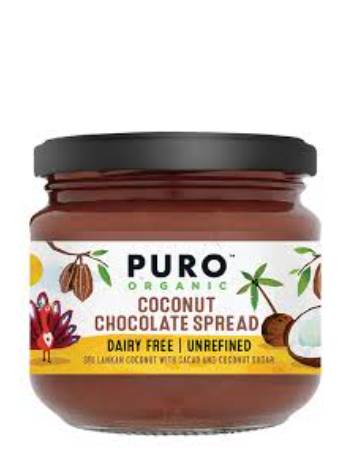 PURO CHOCOLATE COCONUT SPREAD 200G
