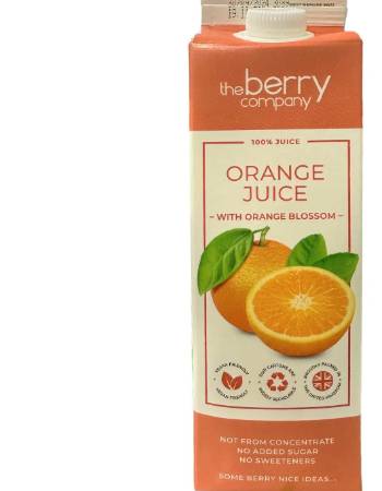 THE BERRY COMPANY ORANGE JUICE 1L