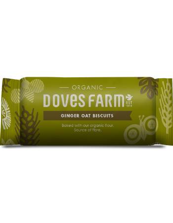 DOVES FARM ORGANIC GINGER OAT BISCUITS 200G