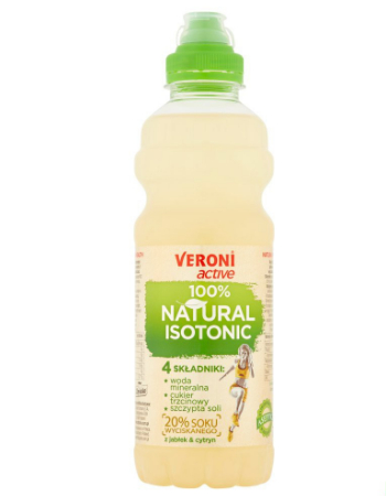 VERONI ACTIVE 100% NATURAL ISOTONIC APPLE 700ML