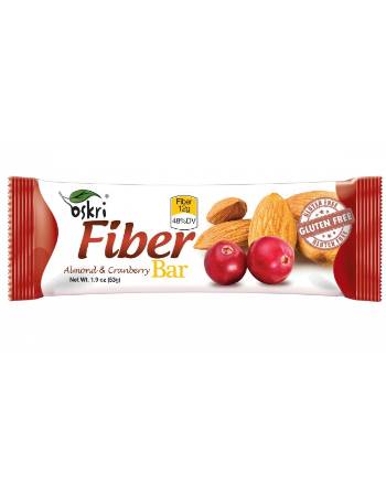 OSKRI FIBER CASHEW & CRANBERRY BAR 53G