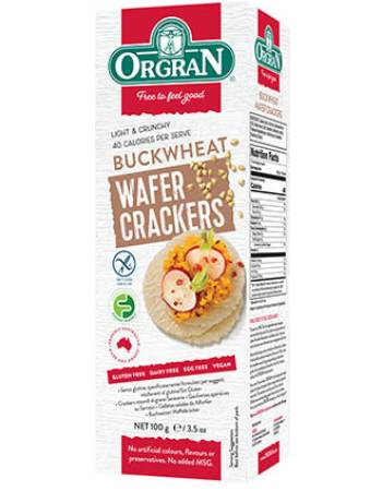 ORGRAN BUCKWHEAT WAFER CRACKERS 100G