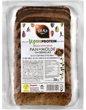 DIAT RADISSON VEGAN PROTEIN  BREAD WITH SEEDS 250G