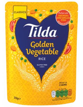 TILDA GOLDEN VEGETABLE RICE 250G