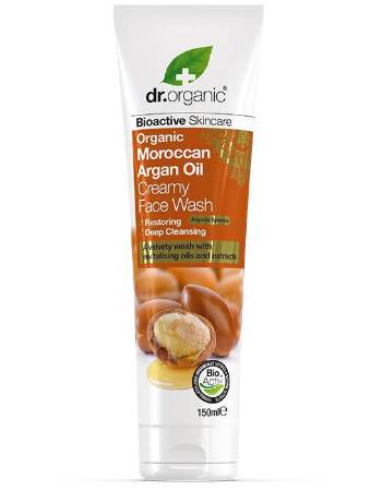 DR ORGANIC MOROCCAN ARGAN OIL CREAMYFACE WASH 150ML