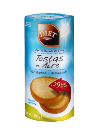 DIET RADISSON AIR TOASTS 100G