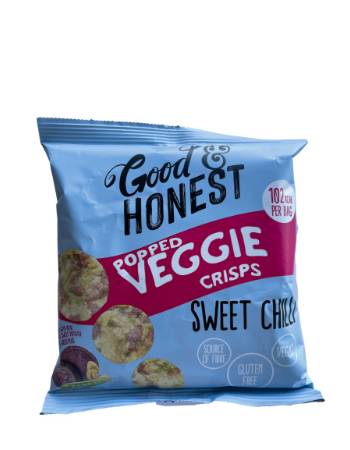 GOOD AND HONEST SWEET CHILLI CHIPS 23G