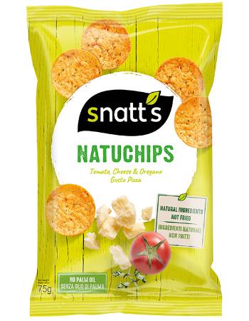 SNATT'S NATUCHIPS TOMATO CHEESE & ORIGANO 75G