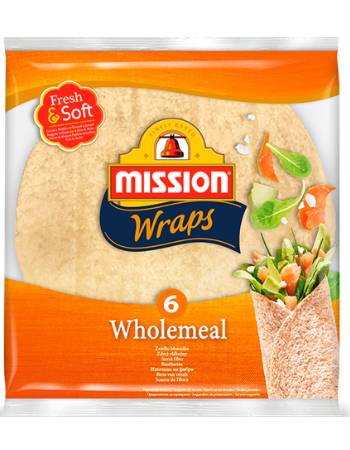 MISSION WHOLE WHEAT WRAPS 420G