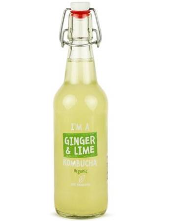 LOVE KOMBUCHA GINGER & LIME 500ML