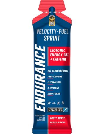 APPLIED NUTRITION VELOCITY FUEL SPRINT GEL WITH CAFFEINE | FRUIT BURST 60G