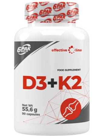 6PAK D3+K2 | 90 TABLETS