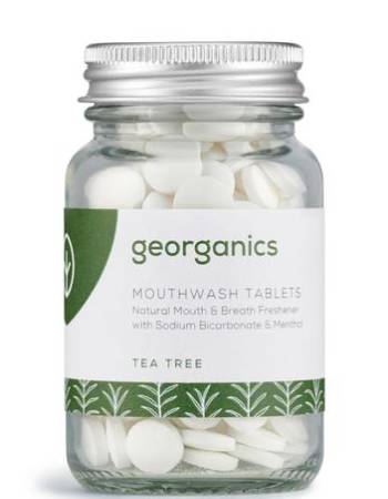 GEORGANICS MOUTHWASH TABLETS TEA TREE 180 TABLETS