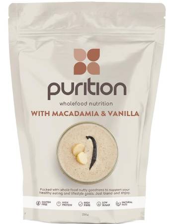 PURITION MACADEMIA & VANILLA PROTEIN SHAKE 250G