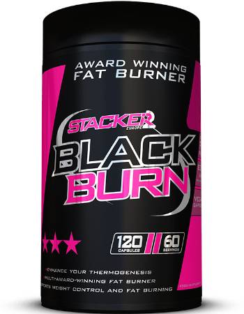 STACKER BLACK BURN 120 CAPSULES