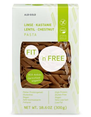 FIT N FREE LENTIL & CHESTNUT PASTA 300G