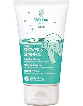 WELEDA SHAMPOO AND BODY WASH MIGHTY MINT 150ML