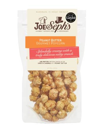 JOE AND SEPHS PEANUT BUTTER POPCORN 80G