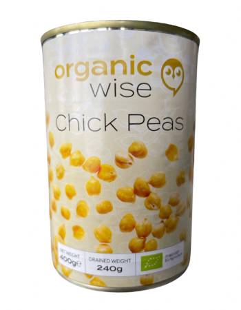 ORGANIC WISE CHICK PEAS 400G