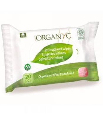 ORGANYC FEMININE HYGIENE WIPES X20