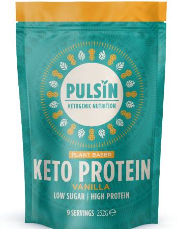 PULSIN VANILLA KETO PROTEIN POWDER 252G