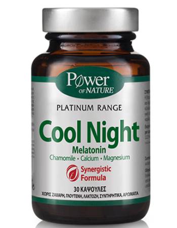 POWER OF NATURE COOL NIGHT MELATONIN 30 CAPSULES