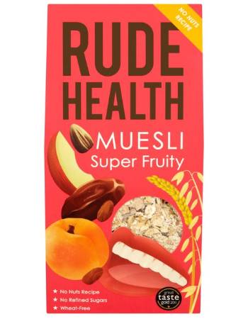 RUDE HEALTH SUPER FRUITY MUESLI 500G