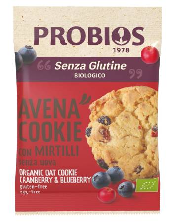 PROBIOS ORGANIC OAT COOKIE WITH CRANBERRY & BLUEBERRY 40G