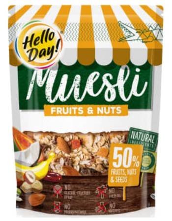 HELLO DAY FRUIT AND NUTS MUESLI 300G