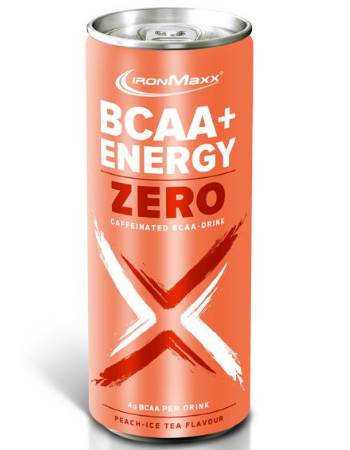 IRONMAXX BCAA+ ENERGY DRINK ICE TEA PEACH 330ML