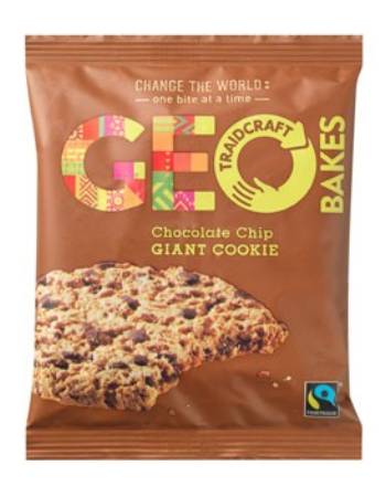 TRAIDCRAFT CHOC CHIP GIANT COOKIE 75G