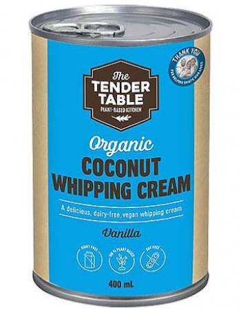 THE TENDER TABLE COCONUT WHIPPING CREAM VANILLA 400ML