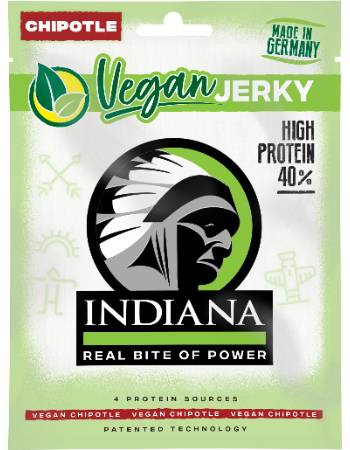 INDIANA VEGAN JERKY CHIPOTLE 25G