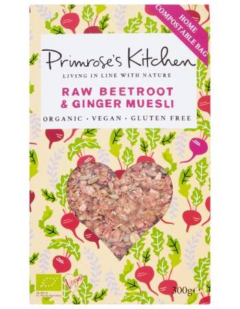 PRIMROSE KITCHEN BEETROOT & GINGER MUESLI 300G