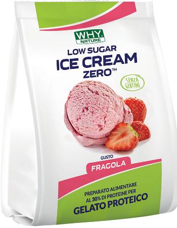 WHY NATURE LOW SUGAR ICE CREAM STRAWBERRY 200G