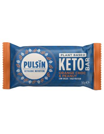 PULSIN CHOCOLATE ORANGE KETO BAR 50G